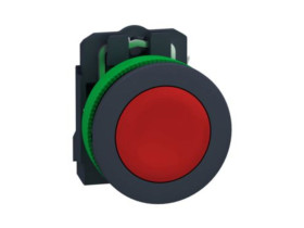 PŁASKI CZERWONY PŁASKI NAKŁ PRZYCISK