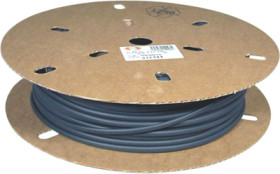 Heatshrink tubing, 2:1, (6.4/3.2 mm), PO, crosslinked, black, 0639 0014 010