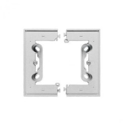 Simon 55 Puszka natynkowa poj., składana do ramek LINE/DUO – Wys: 40 mm. (1 szt. TSC/.. = 2 elementy) Aluminium mat TSC/143