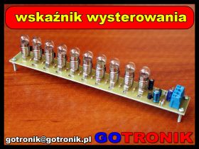 Wskaźnik wysterowania audio RETRO - zestaw do samodzielnego montażu