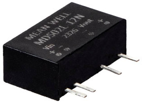 MW Mean Well MDS02L-15N Przetwornica DC/DC, do PCB 15 V 0.134 A 2 W Ilość wyjść: 1 x Content 1 szt.