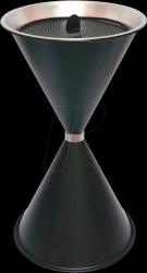 29715 Freestanding ashtray, black