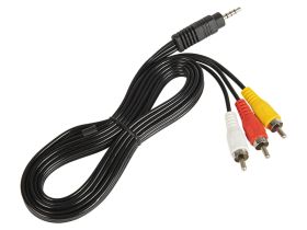 Przyłącze Jack 3.5 4-polowy - 3xRCA - 1.5m