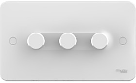 Ściemniacz, Lisse, ścieżki: 2, pokrętła: 3, 250W