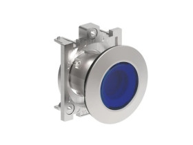 Metalowa głowica lampki fi30mm niebieska LPFL6