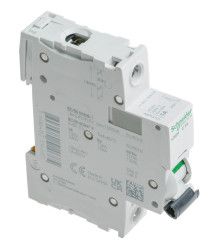 Wyłącznik nadprądowy MCB, Typ C, 1-biegunowy, 1A, 100 → 133V, 72V, na szynę DIN, Schneider Electric, iC60H