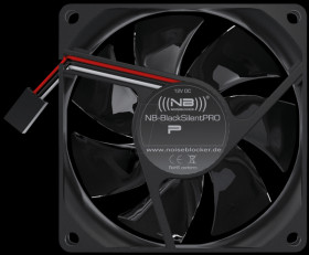 P-1 Noiseblocker BlackSilent Pro fan P1 - 80 mm