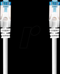 CCGL85330WT025 Patch cable, Cat.6a, S/FTP, 0.25 m, white