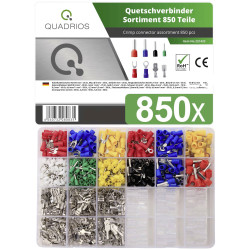 Quadrios 22C423 Crimp Connector Set 0.5-6mm² Multi-colour 1 Set