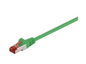 Kabel Patchcord CAT 6 S/FTP PIMF LC RJ45/RJ45 1.5m zielony