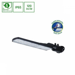 STREETOS SLIM 50W NW 230V 140/85st IP65 505x109x76mm CZARNY 5 LAT GW. SPECTRUM