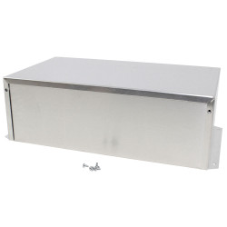 Hammond 1411FBXU Utility Metal Flanged Case 305x178x102mm Aluminium Natural