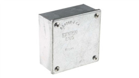 Puszka Zaciskowa, Stal Galwanizowany 8 Knockouts 100Mm X 100 Mm X 50Mm...