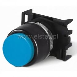 Przycisk sterowniczy chwilowy wysoki 22mm niebiesk