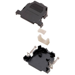 Encitech 2360-0101-01 D-Sub Housing 9 Pins Plastic Black 180&#xB0;