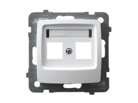KARO Obudowa gniazda komputerowe podwójne biały GPK-2S/p/00 OSPEL