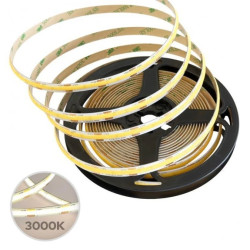Taśma NASTRO LED COB 12W/m WW barwa ciepła, DC 12V, 480LED/m, CRI90, IP22, 3000K, 5m rolka, EDO777648
