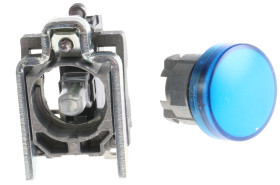 Kontrolka 24V ac/dc Niebieski Schneider Electric średnica wycięcia 22mm Montaż panelowy Śruba