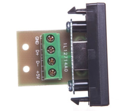 Simon Connect Gniazdo K45/2 USB typu A czarny K128B/14