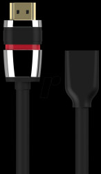 ULS010 Adapter Portsaver, HDMI male to HDMI female, Ultimate series