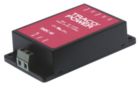 Przetwornica DC-DC, 40W, Uwe 9 → 36 V DC, Uwy 24V dc, Iwy 1.67A, TRACOPOWER