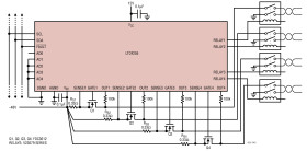 Quad Network Power Controller with I²C Compatible Interface