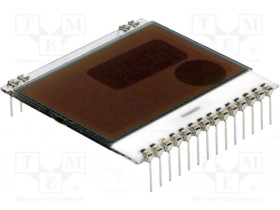 Wyświetlacz monochromatyczny LCD, , podświetlanie LED, Display Visions