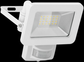 53880 LED floodlight with sensor, 20 W, white, IP44