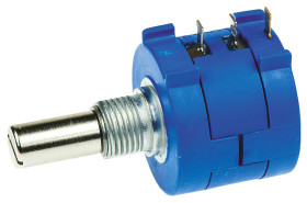 Potencjometr 5kΩ typ Obrotowy Bourns średnica wału 6,35 mm 2W długość wału 20.6mm średnica 22.23mm Montaż panelowy