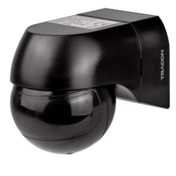 Czujnik ruchu czarny TMB-112BL 180st IP44 TRACON