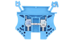 Złączka Szynowa 2-Przewodowa 4Mm2 Niebieska Euro 43409Bl