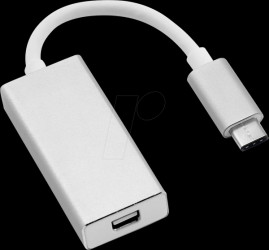 03.12.25 USB-C &gt; mini DP 1.2 plug/socket adapter, 0.1 m