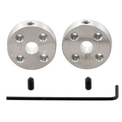 Pololu Universal Aluminium Mounting Hub for 5mm Shafts - #4-40 Holes (2-Pack)