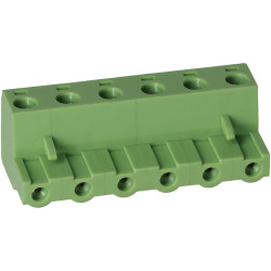 TruConnect 211893 7.62mm 6 Way 15A 300V Horiz Free Plug