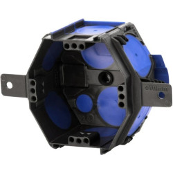 Puszka instalacyjna podtynkowa sześciokątna fi: 75x48 IP30 montaż pianą F-TRONIC