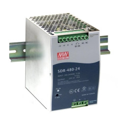 Zasilacz impulsowy 480W 24VDC 24-28VDC 20A 90-264VAC SDR-480-24