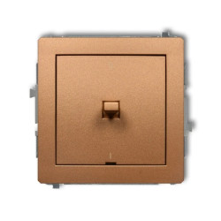 DECO Łącznik dwubiegunowego w stylu amerykańskim złoty metalik 8DWPUS-9