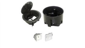 Efapel Floor Box Puszka Podłogowa Okrągła Efapel 1X Gniazdo 230V Z/U + 1X...