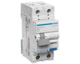 Wyłącznik różnicowo-nadprądowy RCBO 2P B40A 0,03A Typ AC ADC940D