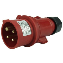Wtyczka przenośna 16A 4P 400V czerwona IP44 SpeedPRO 13300\P01