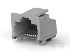 Złącze RJ45, 5406721 Złącze RJ45 Żeńskie Powierzchnia Cat5 TE Connectivity Bez ekranowania Kąt prosty 8-żyłowe 1