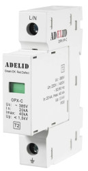 Ogranicznik przepięć T2 1P 1,5kV 20kA OPX-1P-C