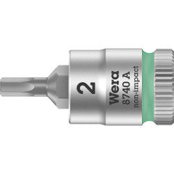 Wera 05003330001 8740 A Zyklop Bit Socket 1/4&quot; 2 x 28mm