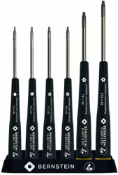ESD screwdriver kit, T5, T6, T7L, T8L, T9L, T10L, TORX, 6-660
