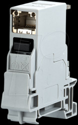 1401106113KE 1xRJ45 socket IP20 Cat.6A, rail mounting