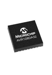 Mikrokontroler Microchip AVR-DA TQFP 32-pinowy Montaż powierzchniowy AVR 128 kB 8bit CAN:1 24MHz RAM:16 kB Ethernet: