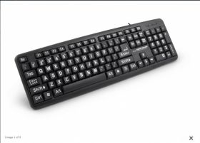 Klawiatura USB Florida -duże litery