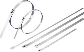 opaska kablowa ze stali nierdzewnej TRU COMPONENTS TC-BCT-201203 1592752 Kolor producenta: srebrny 1 szt.