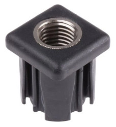 Wkładka gwintowana do rury, profil: Kwadrat, 40 x 40 x 43mm, M20