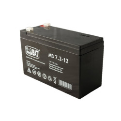 Akumulator 12V-7,2Ah MegaBat żelowy